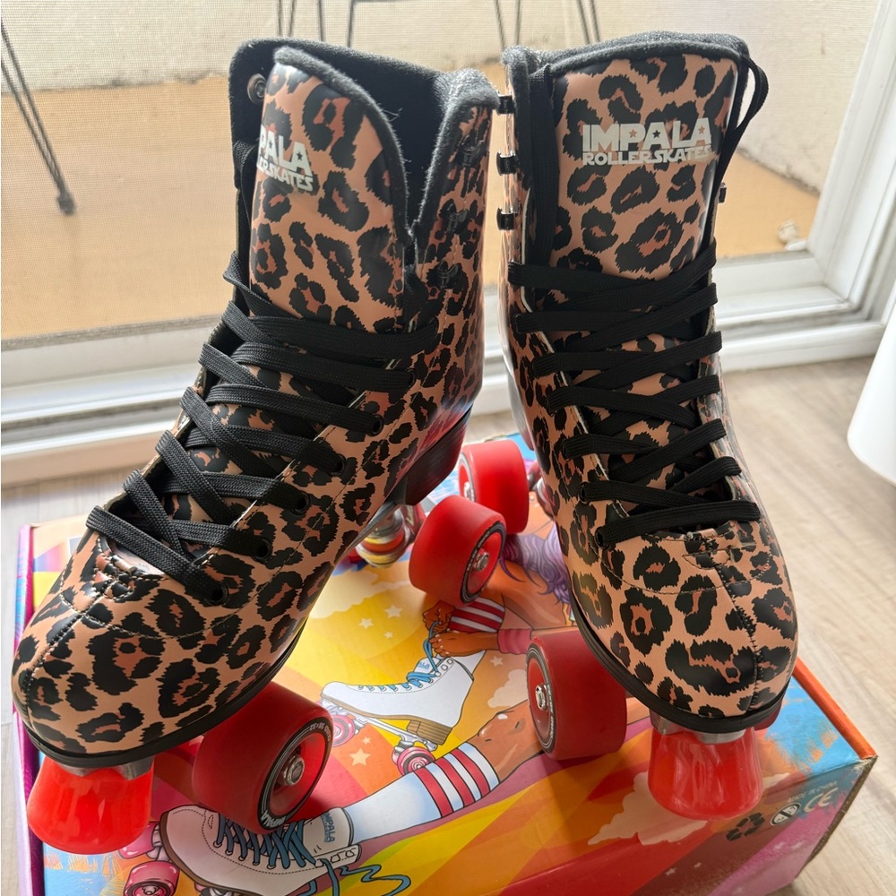 Impala Leopard Print Women's Roller Skates 🛼